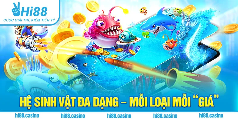 Hệ sinh thái cá phong phú – Boss khủng xuất hiện bất ngờ